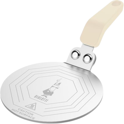 bialetti adapterplatte für induktionsherd in beige