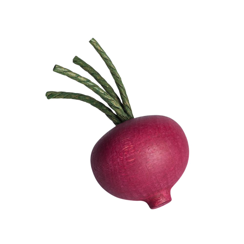 kaufladenzubehoer rote beete aus holz