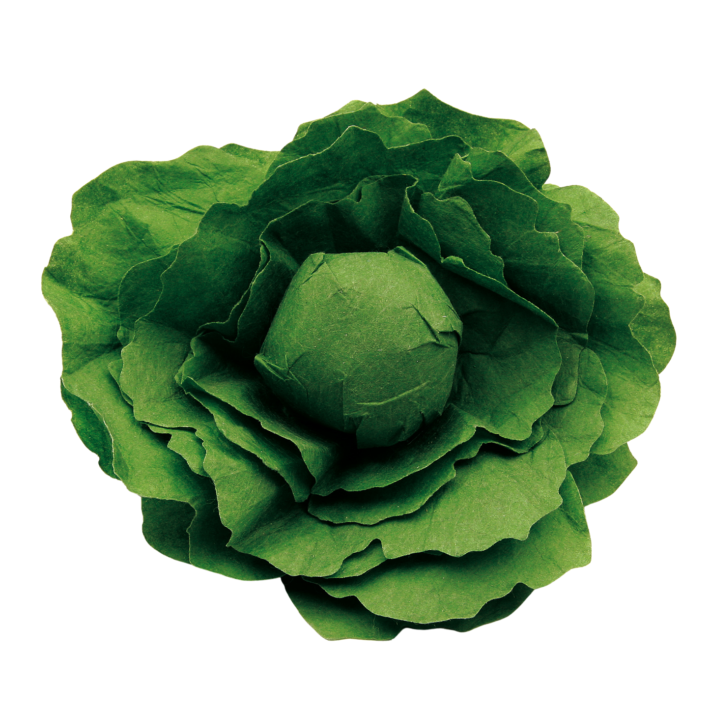kaufladenzubehoer gruener salat aus filz und holzbluete