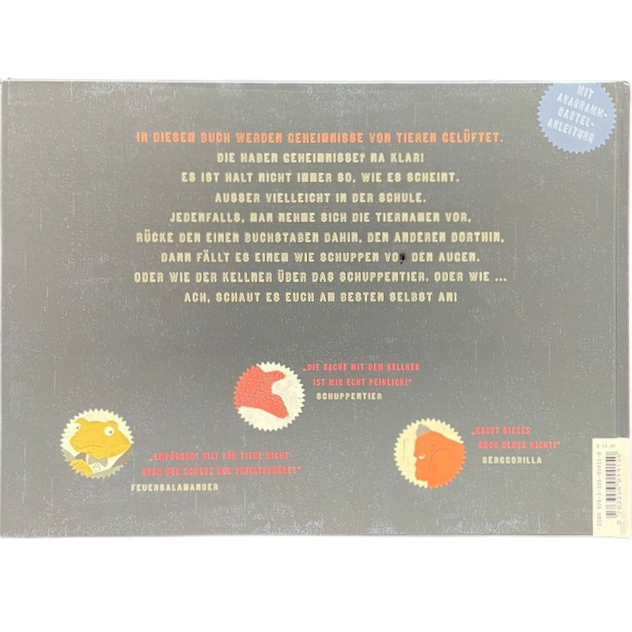 Ein Kinderbuch für lustige Wort Spielereien. Finde ein neues Wort aus einem vorgegebenem Wort.
