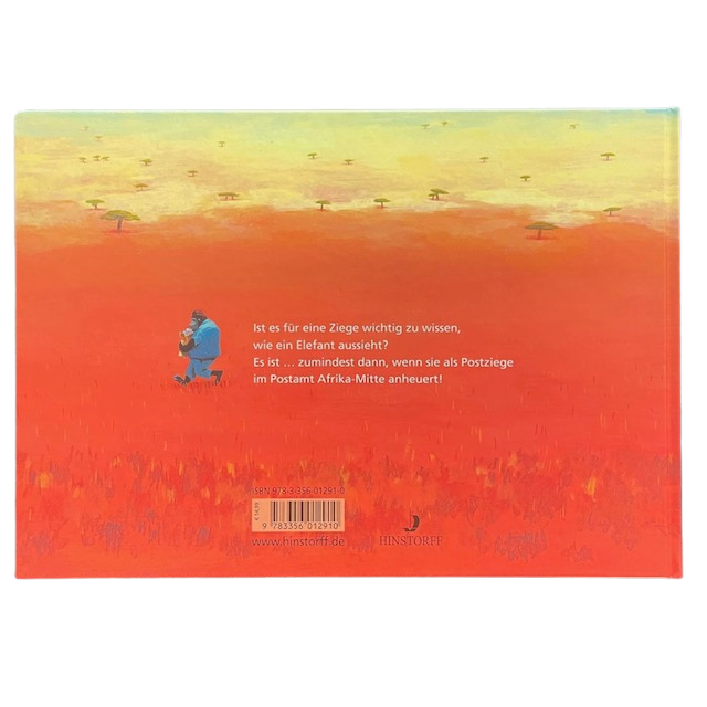 Ein Kinderbuch von Hinstorff. Eine Ziege wird Postbote und soll einen Brief an den Elefanten zustellen. Sie weiß aber nicht wie dieser aussieht.