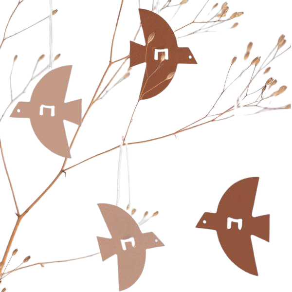 Geschenkanhänger Vögel