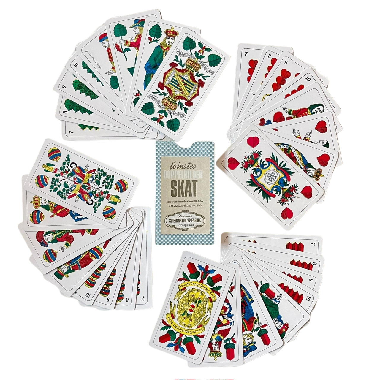 Skatkarten mit altdeutschem Blatt.