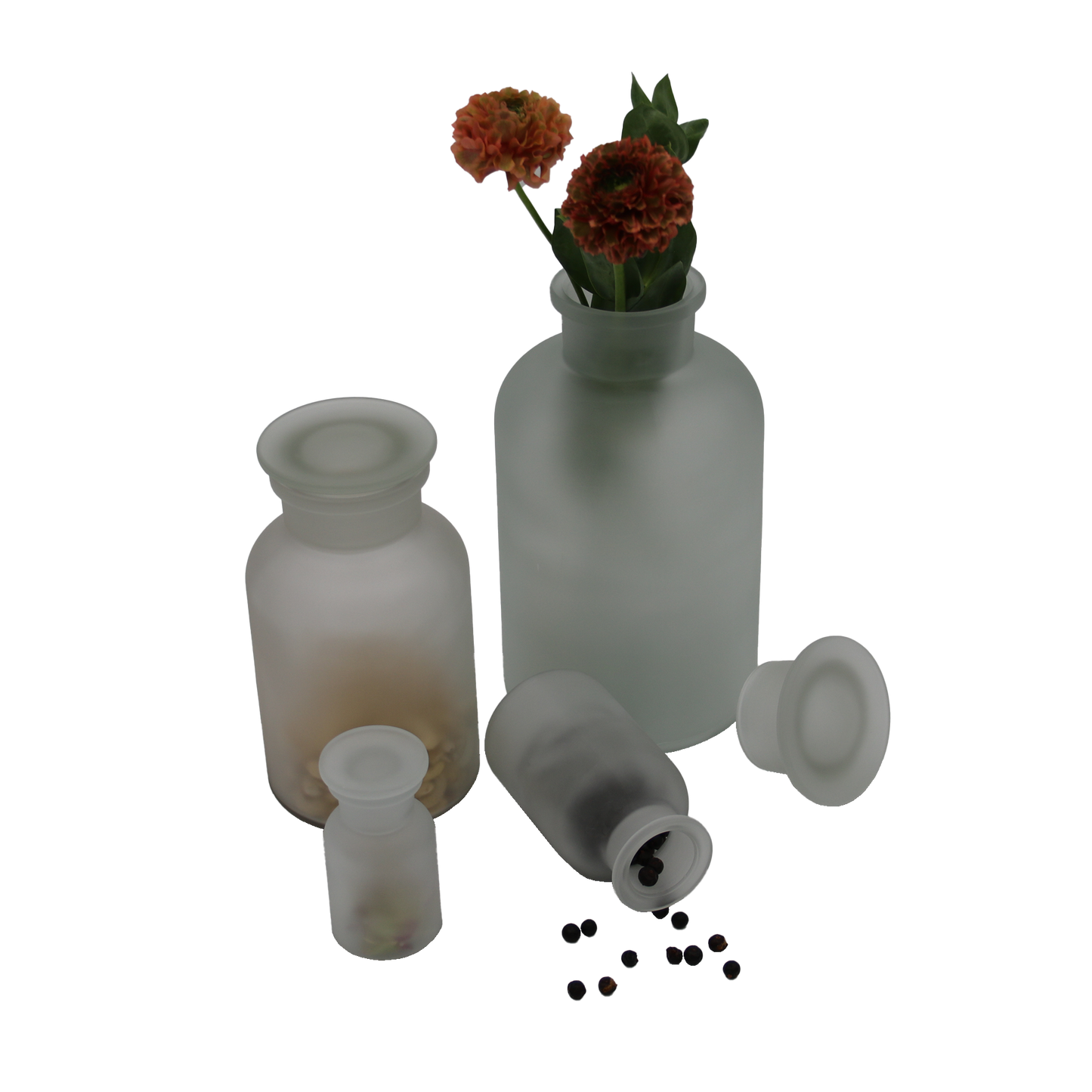 nordic-soul rostock nuetzliches weißes milchiges apothekerglas als vorratsglas aufbewahrung dekoration von trendglas jena