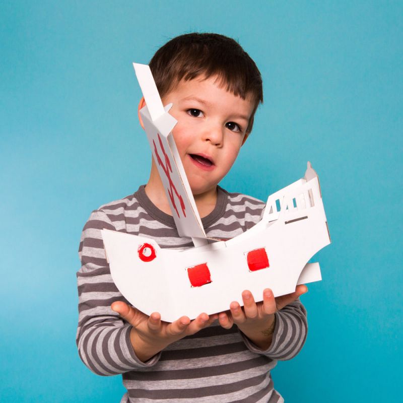 Bastelset Piratenschiff