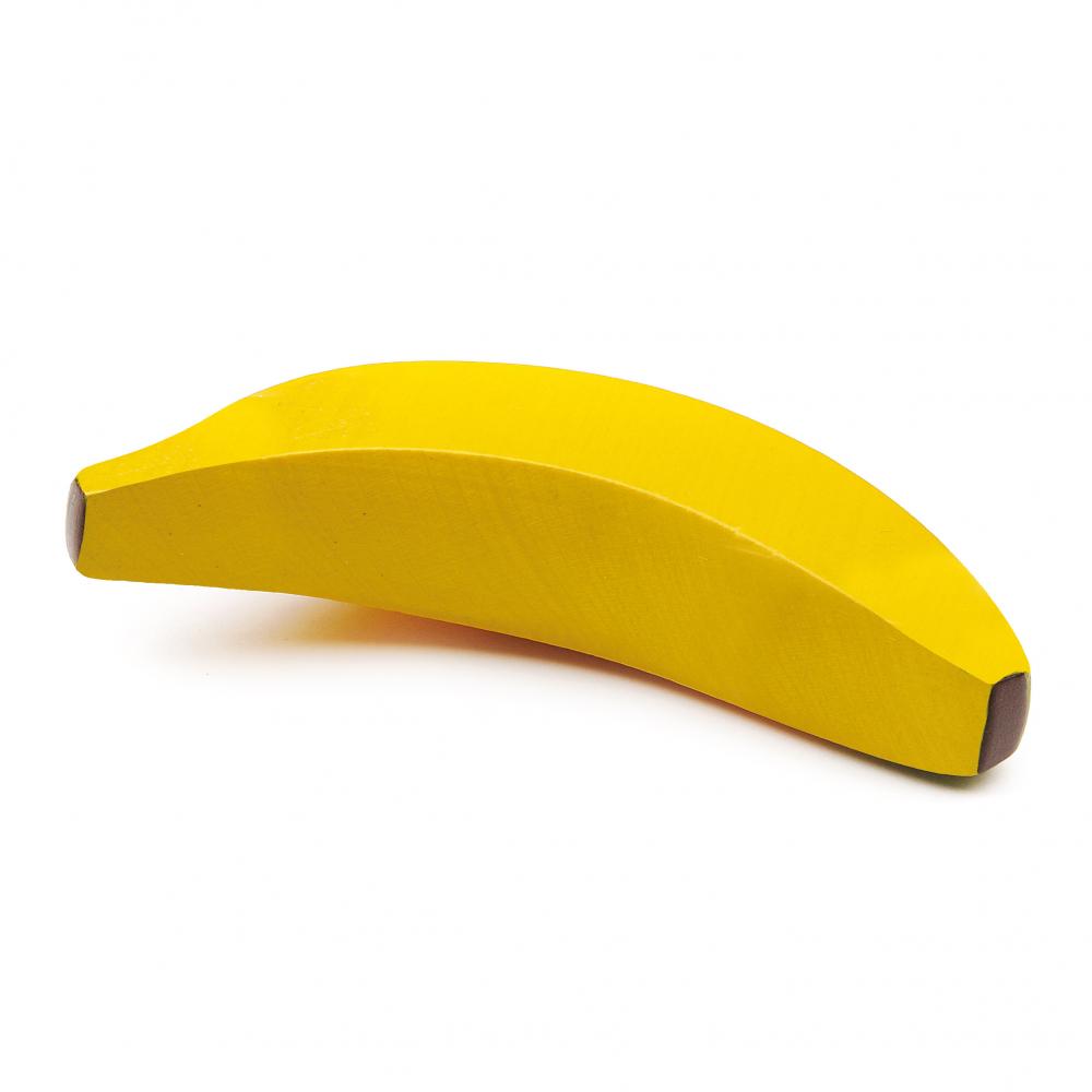 gelbe banane aus holz