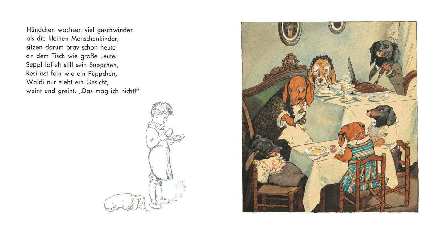 Kinderbuch "Waldi - Ein lustiges Dackelbuch"
