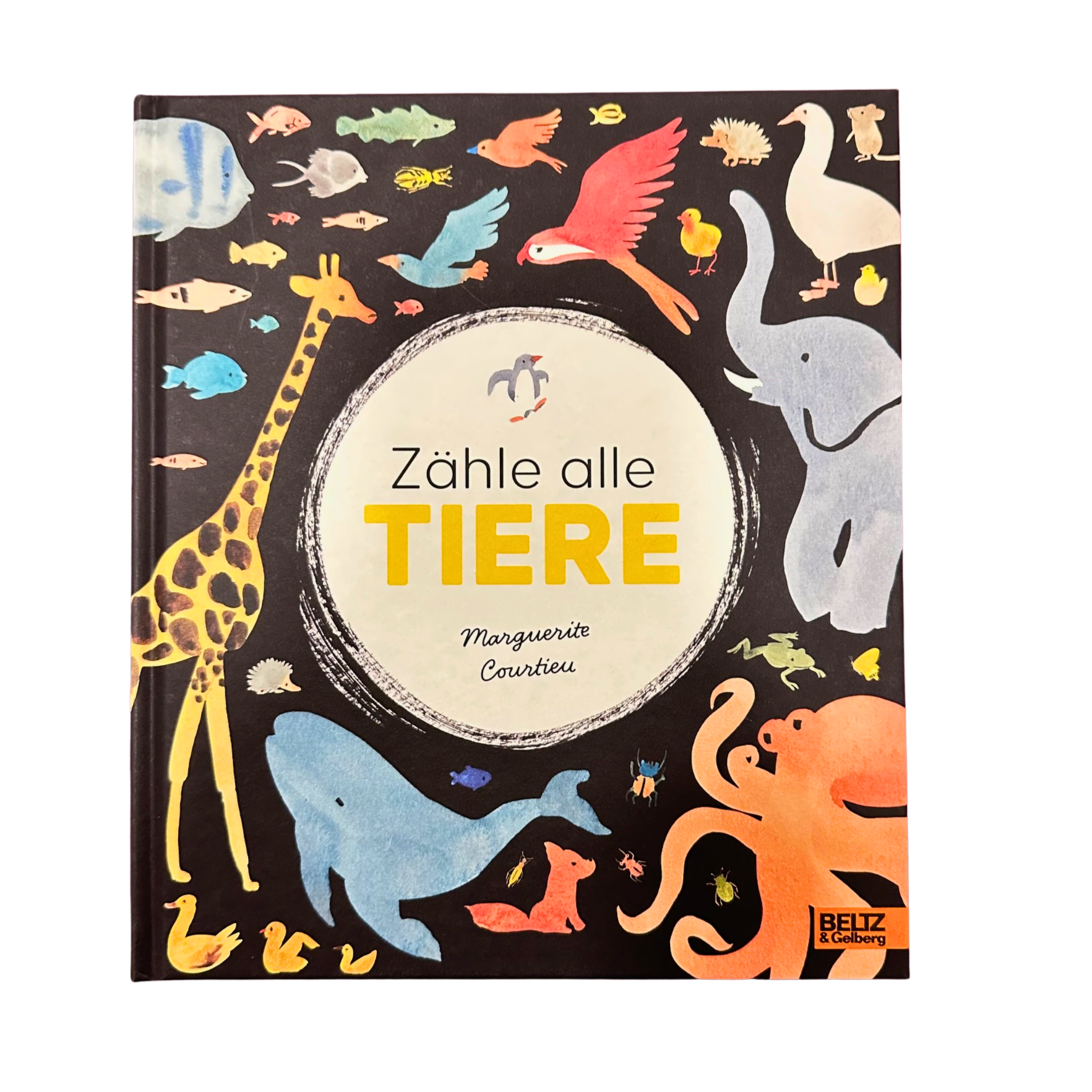 Ein Kinderbuch über Zahlen, Tiere und Mengen. 
