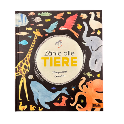 Ein Kinderbuch über Zahlen, Tiere und Mengen. 