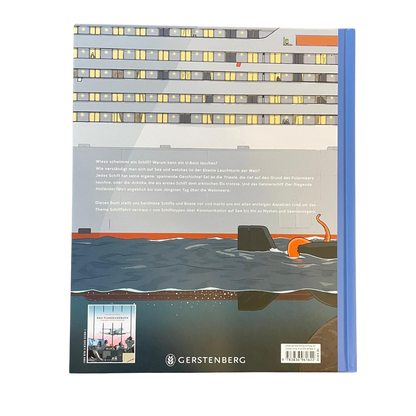 Ein großes Passagierschiff auf See.