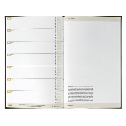 Seite Jahreskalender.