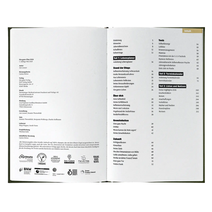 Seite Jahreskalender.