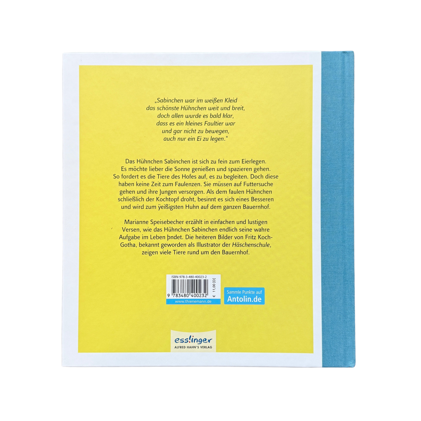 Einleitung in das Buch das Hühnchen Sabinchen.