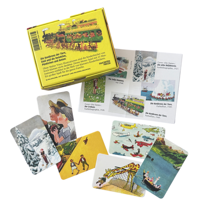 Walter Trier Memo Spiel mit Illustrationen aus Kinderbüchern von Erich Kästner. 