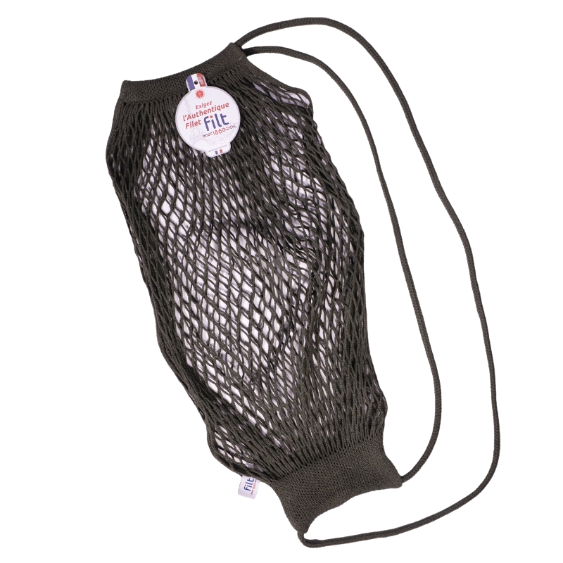 Einkaufsnetz als Matrosennetz für den Rücken in Kaki.