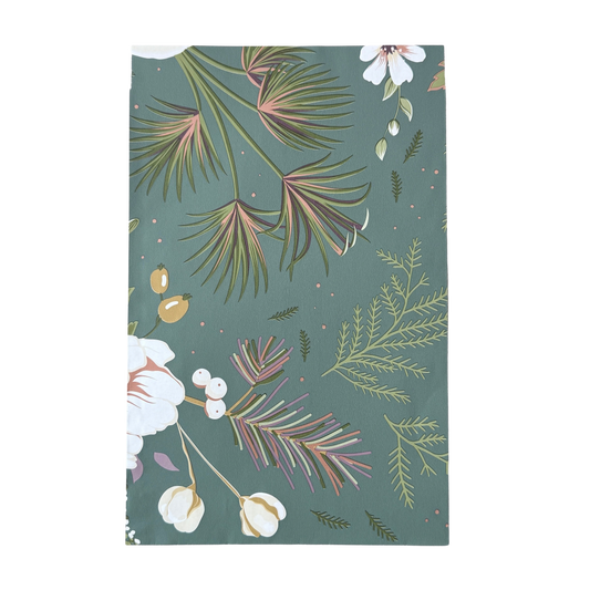 Geschenktüte mit Blumen und Vögel als Motiv.