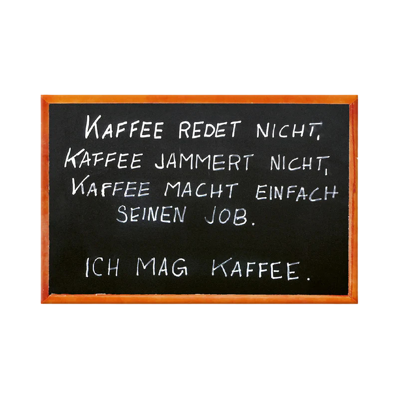 Magnet mit Spruch - ich mag Kaffee.