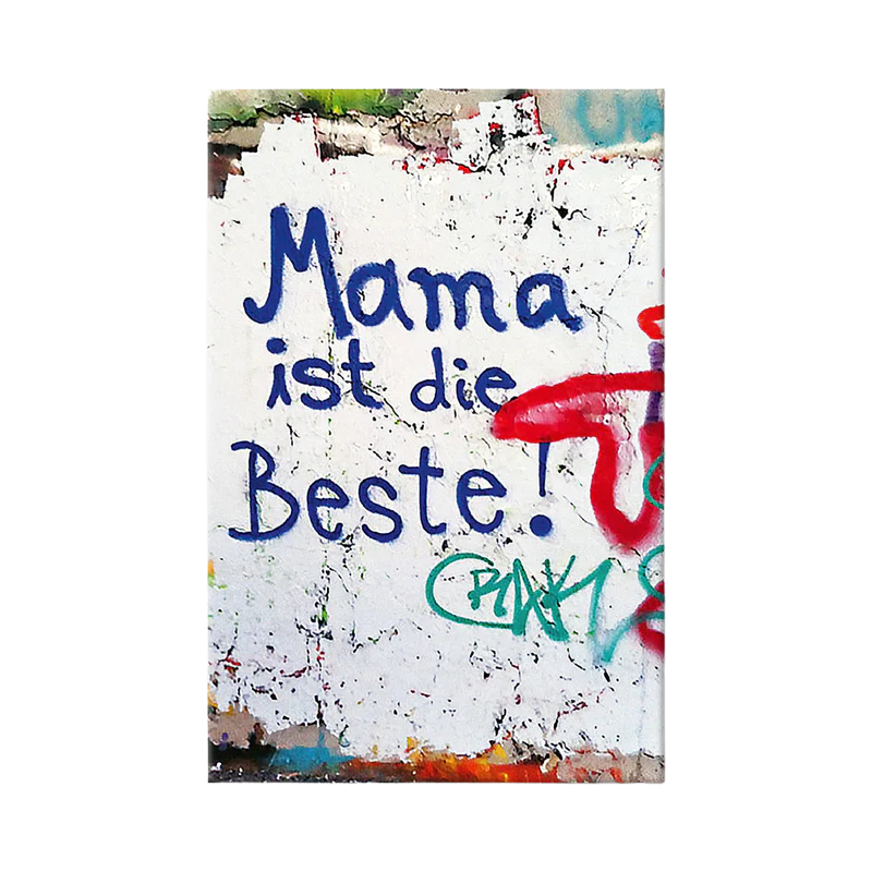 Magnet im Graffiti Look - Mama ist die Beste. 