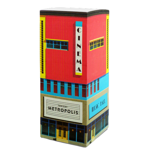 Notizblock im Vintage-Cinema-Style Metropolis. 
