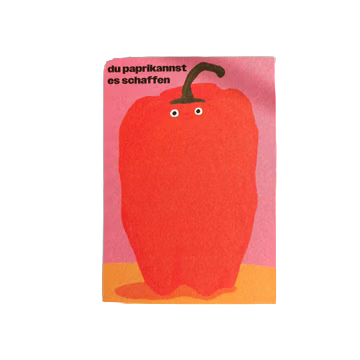 Notizblock Du Paprikannst es Schaffen