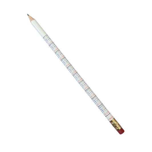 Bleistift mit den Malfolgen.