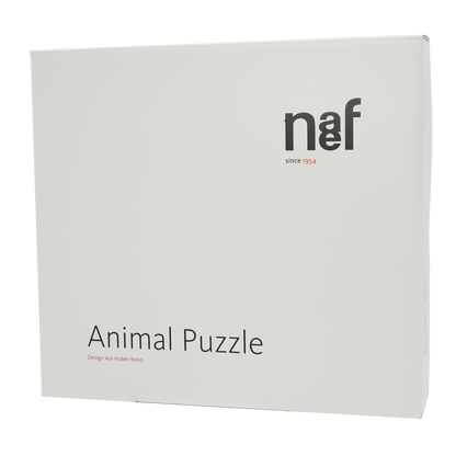Animal Puzzle bunt, Ahornholz, 25 Teile a 3,5x3,5x3,5 cm
