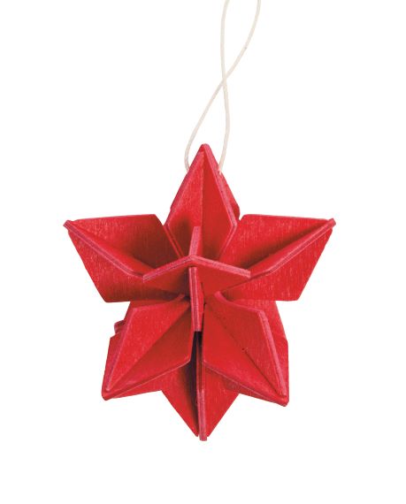 bastelset stern in rot aus holz