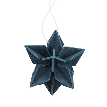 bastelset stern aus holz in blau