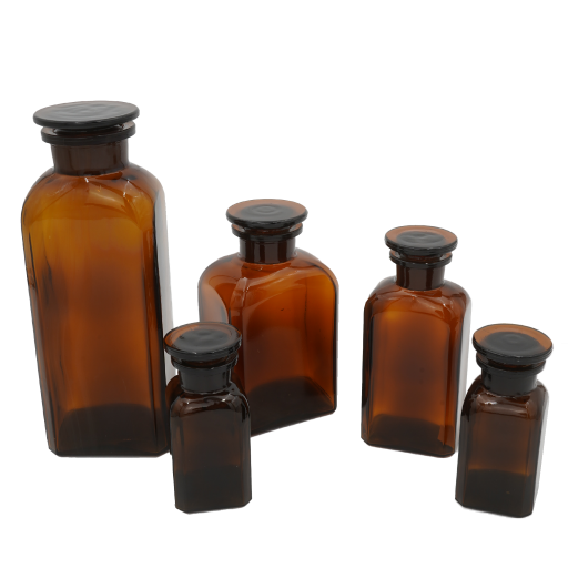 nordic-soul rostock nuetzliches braunes bernsteinglas apothekerglas als vorratsglas aufbewahrung dekoration von trendglas jena