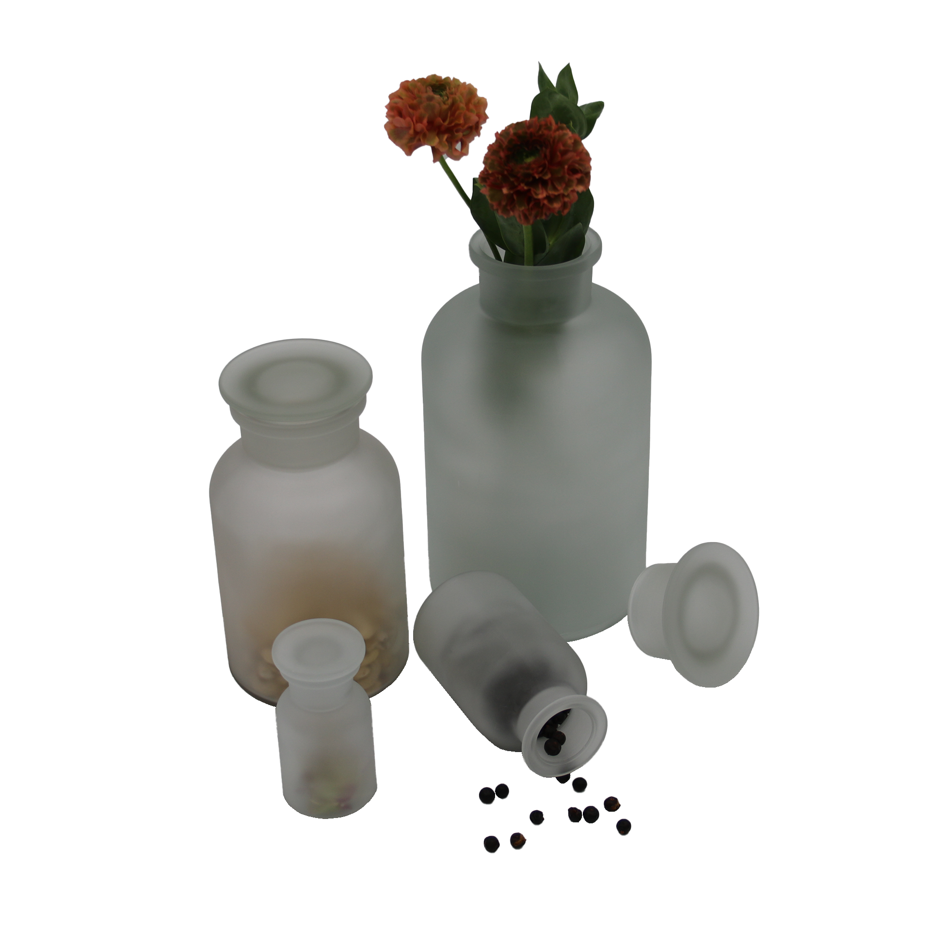 nordic-soul rostock nuetzliches weißes milchiges apothekerglas als vorratsglas aufbewahrung dekoration von trendglas jena