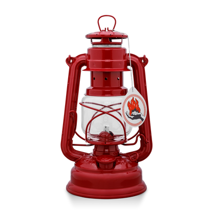 petroleumlaterne feuerhand in rot